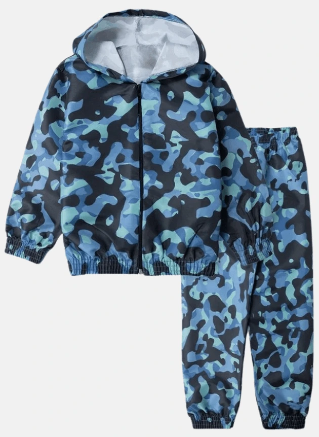 Conjunto Corta Vento Camuflado