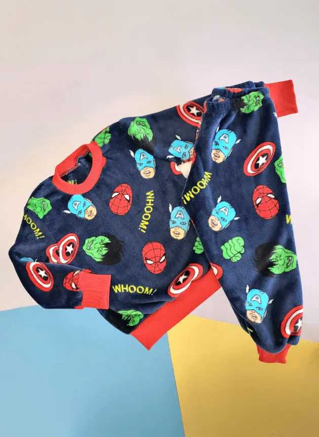 Conjunto Fleece Heróis