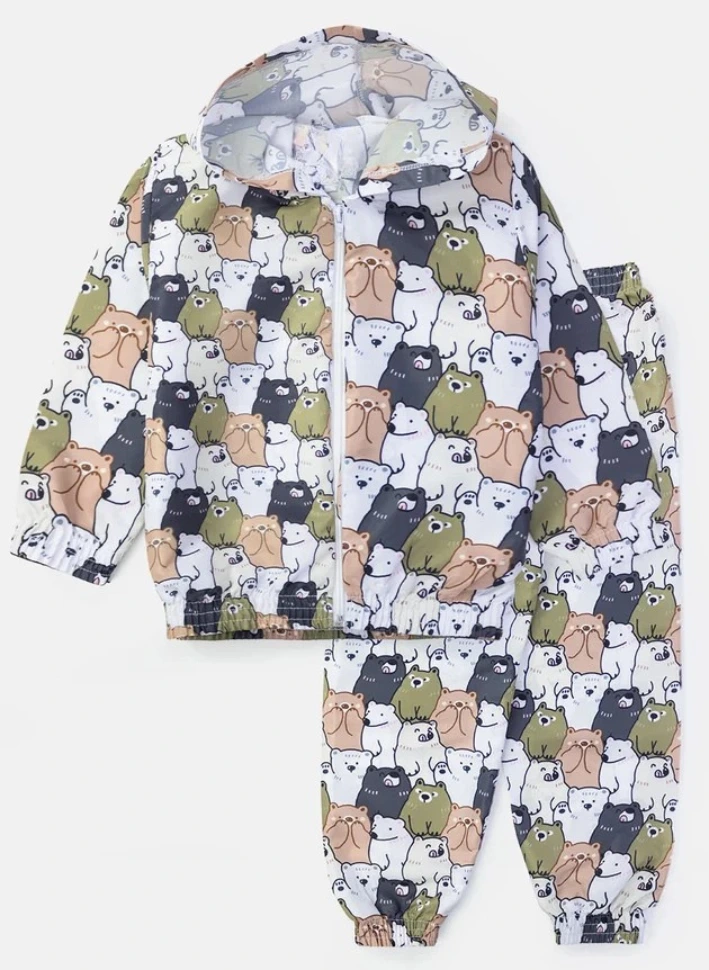 Conjunto Corta Vento Ursinhos