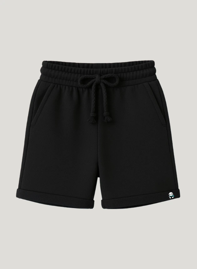 Bermuda Moletom Preto