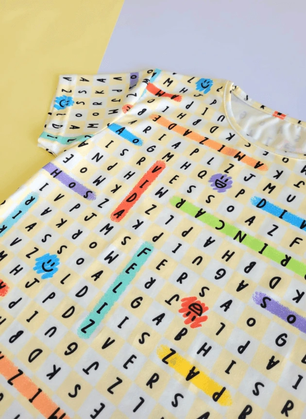 Camiseta Caça Palavras - Imagem 2