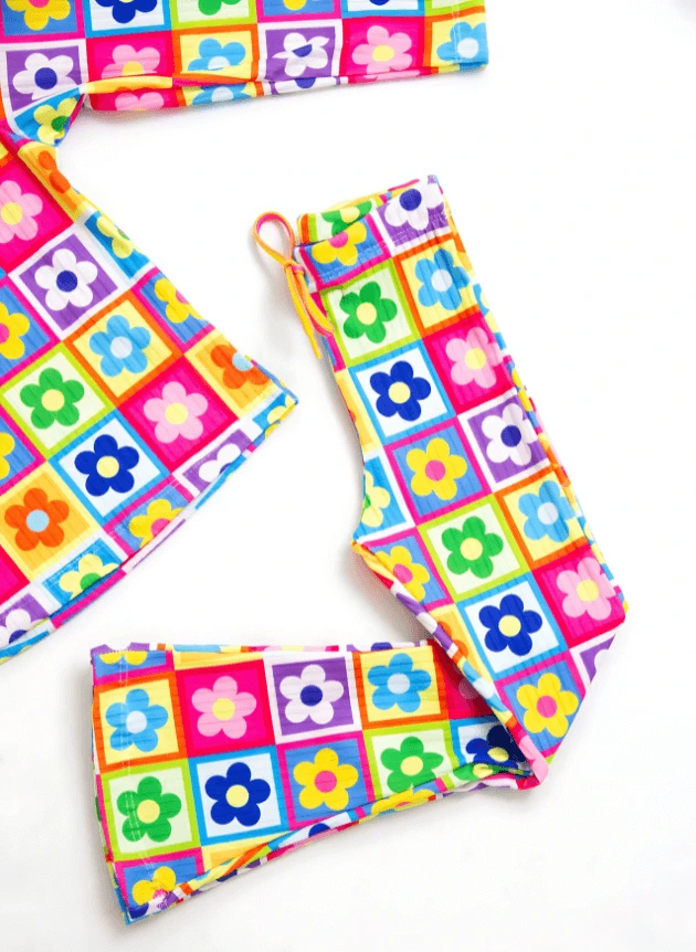 Conjunto Colorido Flores - Imagem 3