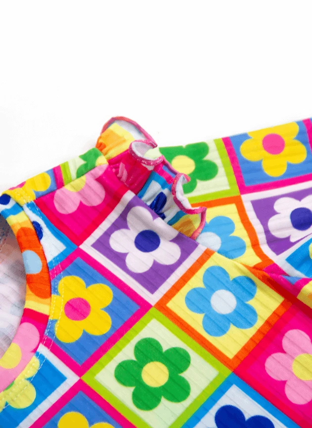 Conjunto Colorido Flores - Imagem 2