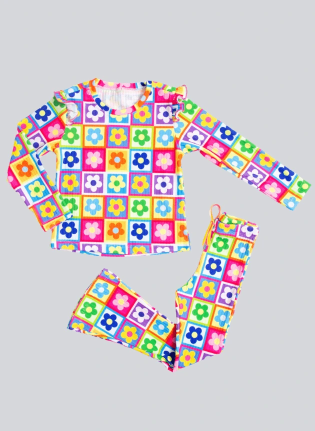 Conjunto Colorido Flores