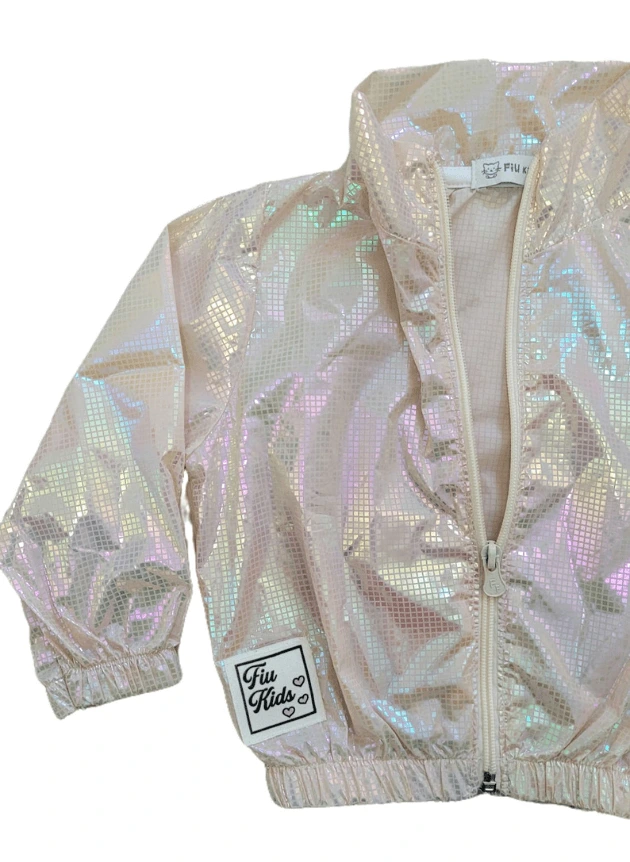 Jaqueta Corta Vento Holográfica