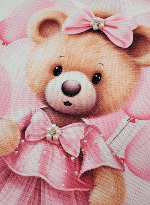 Blusa Tricô Urso Balões - Imagem 2