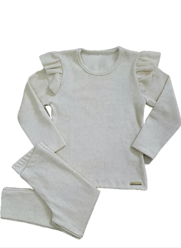 Conjunto Ribana Canelada Linho