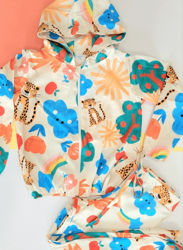 Conjunto Bomber Onça