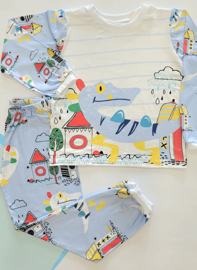 Pijama Longo Dinos