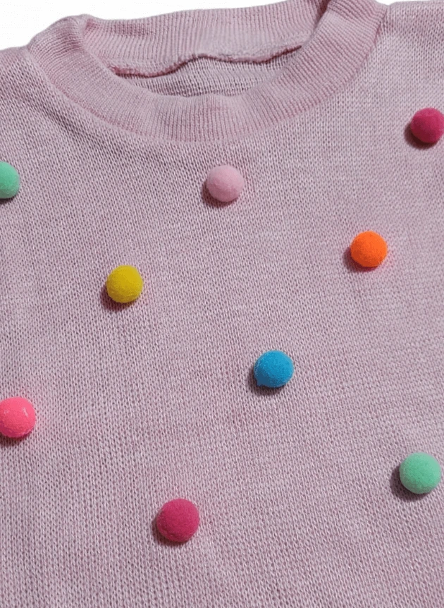 Blusa Tricô Pompom - Imagem 2