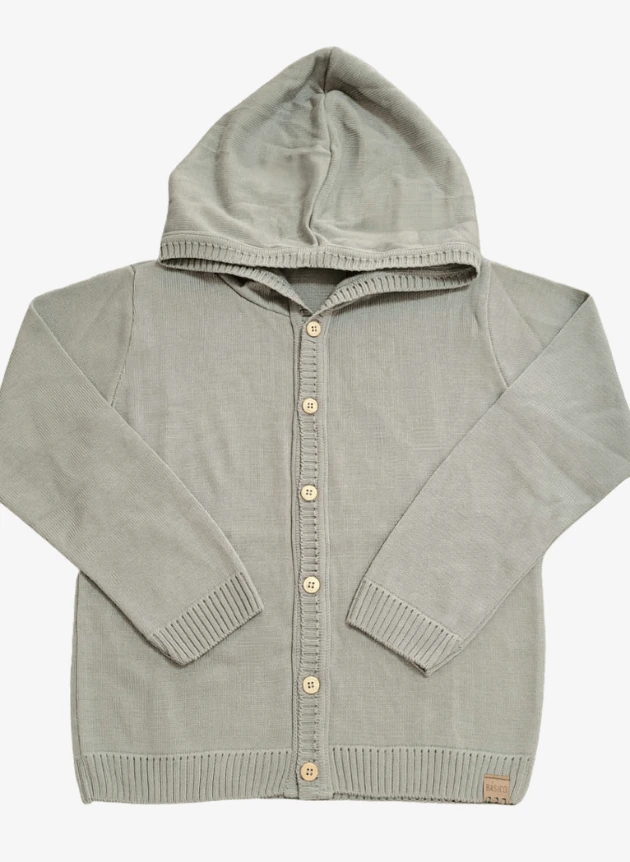 Blusa Tricô com Capuz