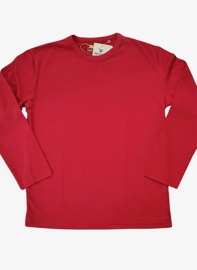 Camiseta Manga Longa Vermelha