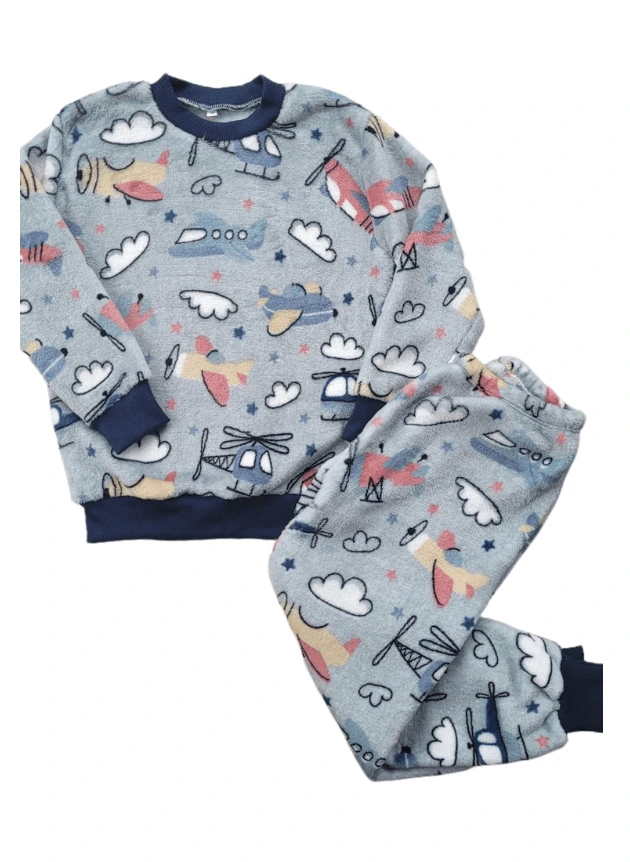 Conjunto Fleece Aviação