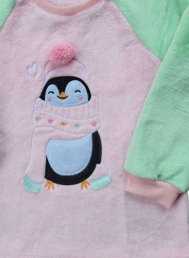Pijama Soft Fleece Pinguim - Imagem 2