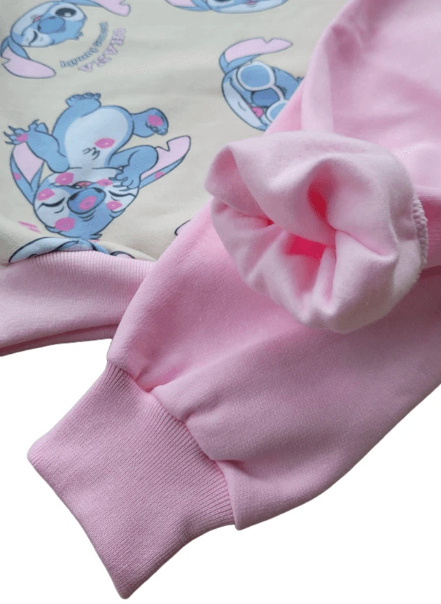 Conjunto Moletom Peluciado Stitch - Imagem 3