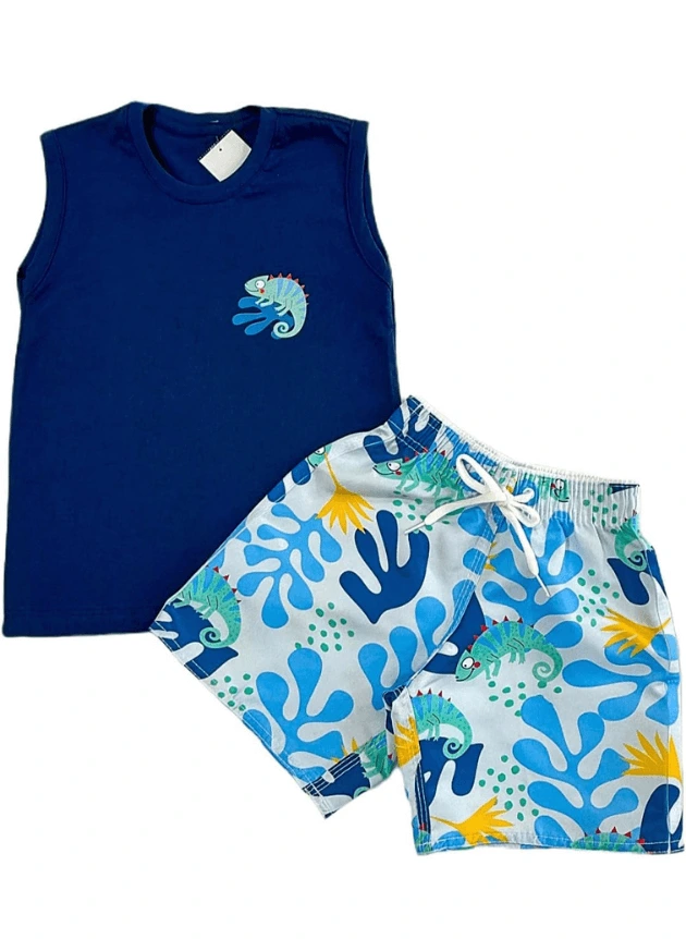 Conjunto Camaleão Regata